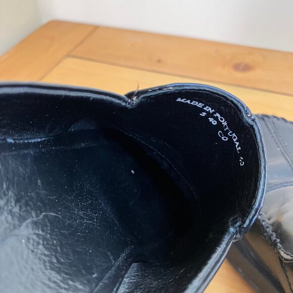 Dansko Madigan Leather Slip On Clogs Chunky Square Toe Shoes EU 40 US 10 - Picture 8 of 9